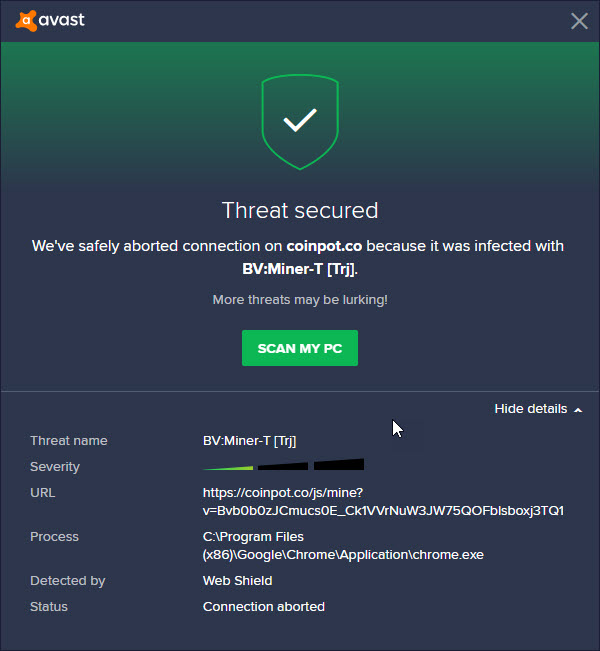 Takian.ir Miner in rahvar naja Antivirus