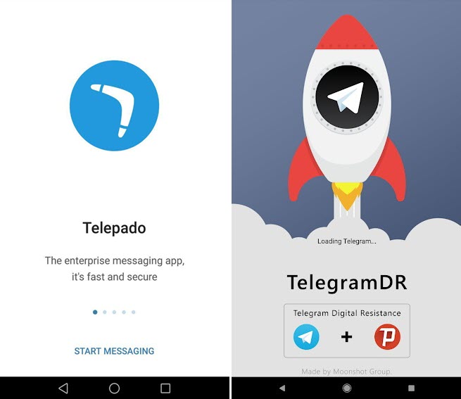 Takian.ir Telepado and Telegramdr