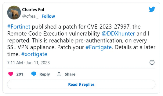 takian.ir fortinet fixes critical rce flaw in fortigate ssl vpn devices 2